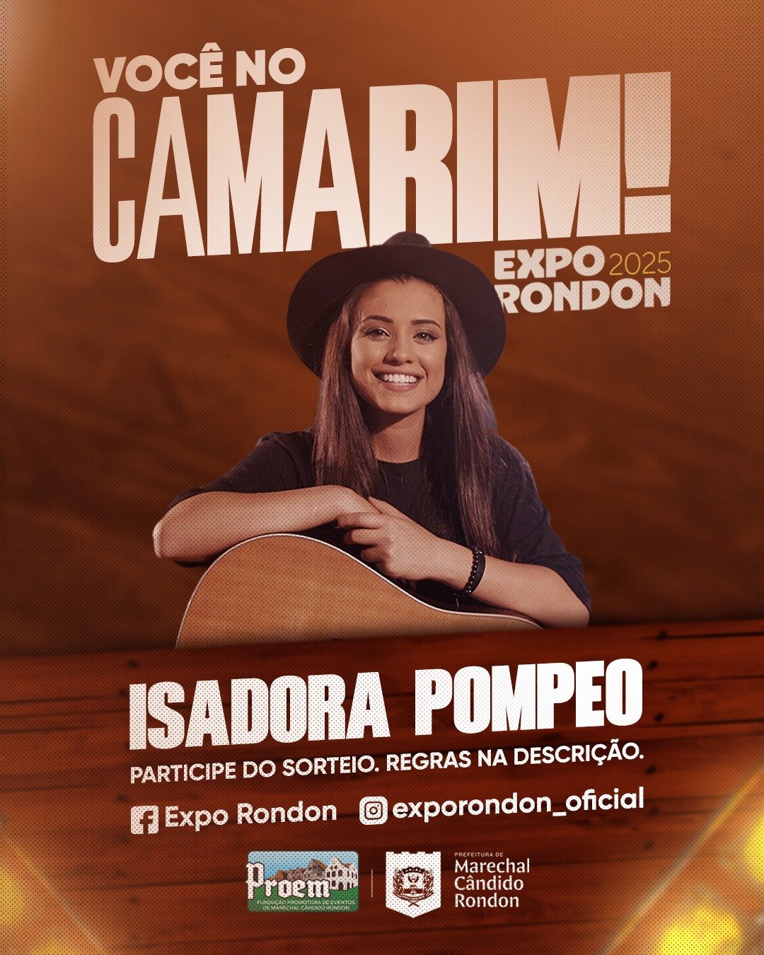 Camarim da Isadora Pompeo na Expo Rondon 2025